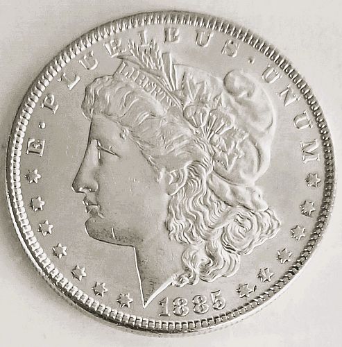 1885 Morgan Silver Dollar Nice Choice Uncirculated Coin