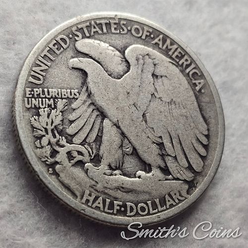 1919 S ~ Walking Liberty Half Dollar ~ VG
