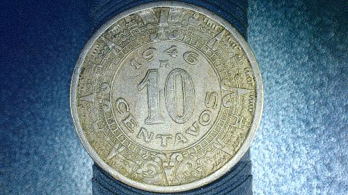 1946 Mexico 10 Centavos