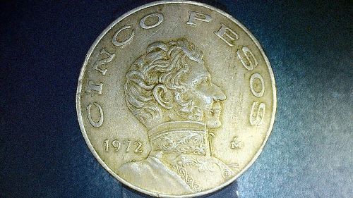 Mexico 1972 $5 PESOS Coin