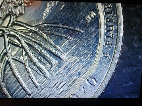 2020-P US Virgin Islands Salt River Bay America the Beautiful Quarter BU Roll Ender