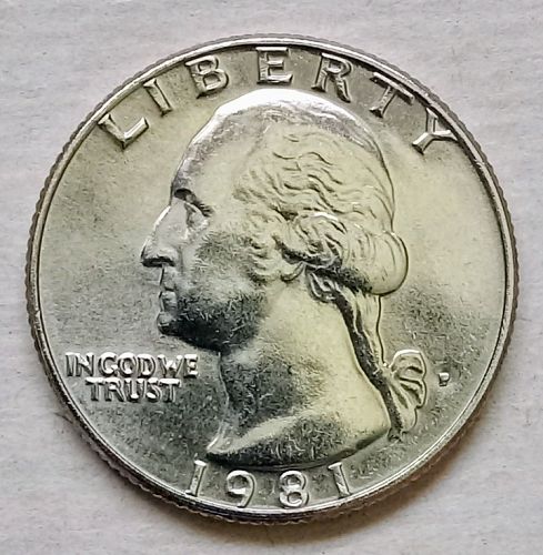 1981 P Washington Quarter • From Mint Set • GEM BU+  *wq811