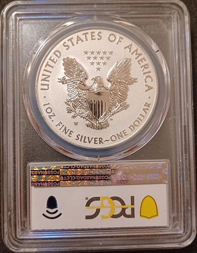 2013 "W" American Silver Eagle PCGS: Reverse Proof