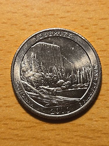 2010-P National Historical Park - Yosemite Quarter (uncirculated)