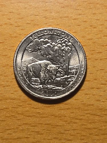 2010-P National Historical Park - Yellowstone Quarter (uncirculated)