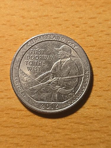 2016 P National Historical Park - Cumberland Gap Quarter