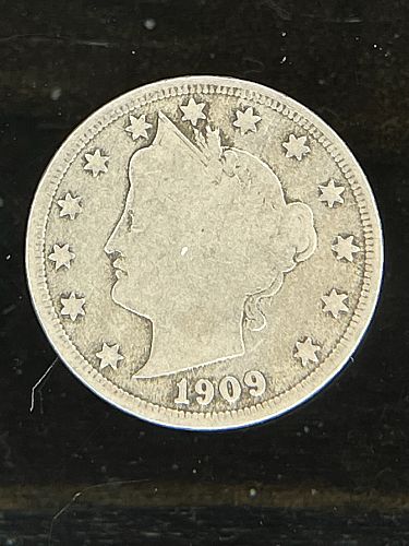 1909-P Liberty Head "V" Nickel