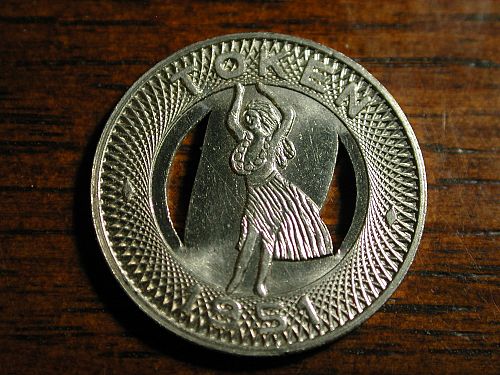 1951 Honolulu Rapid Transit Token NICE