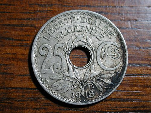 1918 France .25 cent NICE