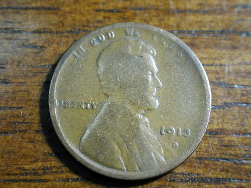 1913d Lincoln Wheat penny cent NICE