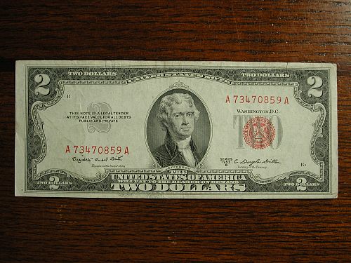 1953b 2.00 United States Note NICE