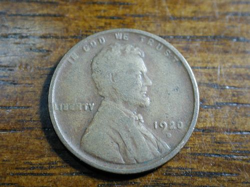 1920d Lincoln Wheat penny Cent NICE