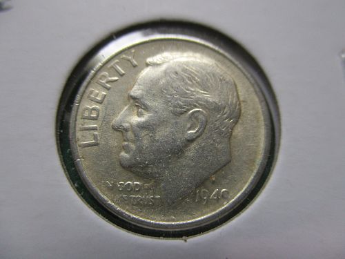 1949-S  Roosevelt Dime.  Item: 10 R49S-04.