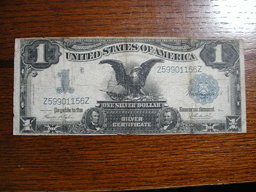 1899 1.00 Silver Certificate " Black Eagle" Nice