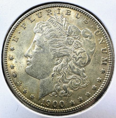 1900 Morgan Silver Dollar &bull; .900 Silver &bull; Light Toning &bull; CH AU-UNC