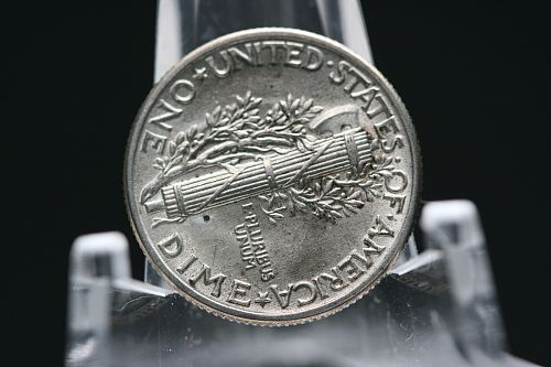 1943 P Mercury Dime AU++