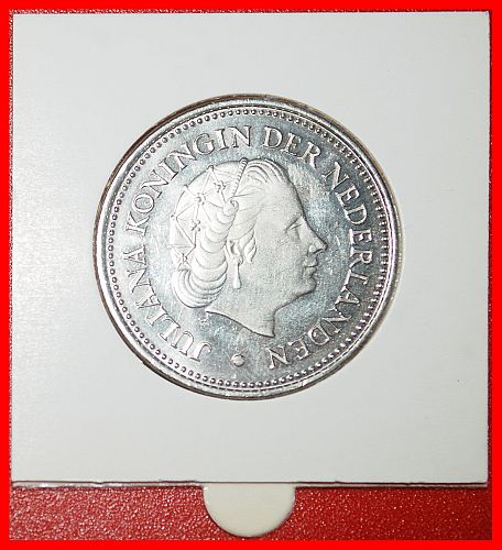 Ⰶ WITH ARUBA (1978-1980): NETHERLANDS ANTILLES★2 1/2 GULDENS 1979 JULIANA (1948-1980)