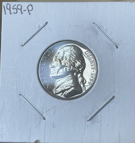 1959-P Jefferson Proof Nickel