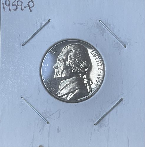 1959-P Jefferson Proof Nickel