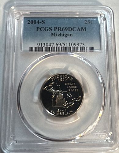 2004 S Michigan 50 States and Territories Quarters  S-10