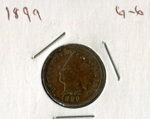 1899  INDIANHEAD CENT  -     GOOD 6