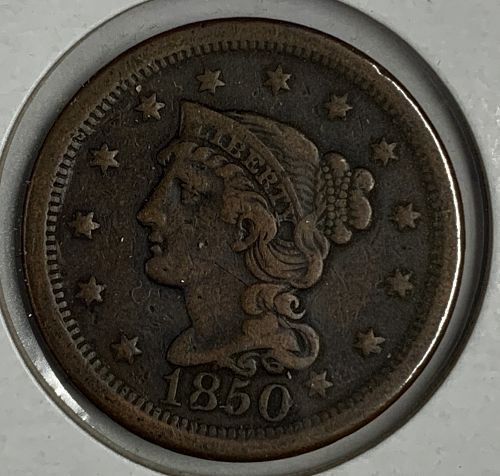 1850 Large Cent, VF (9046)