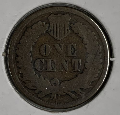 1877 Indian Head Cent, Circulated (9074)