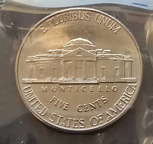 2003-P Jefferson Nickel - BU in Original Mint Cello (J42)