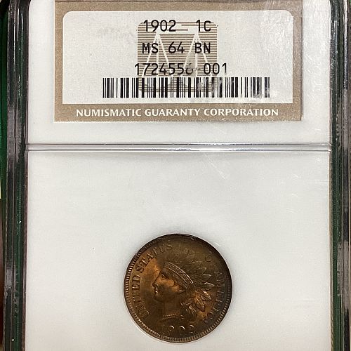 1902 P Indian Head Penny