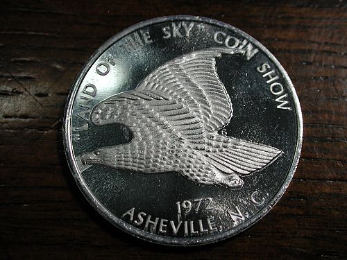 1972 Land of the Sky Asheville NC,  Token NICE