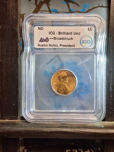 Broad struck 1990 P lincoln cent