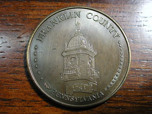 1784-1984 Franklin Co Bicentennial token NICE