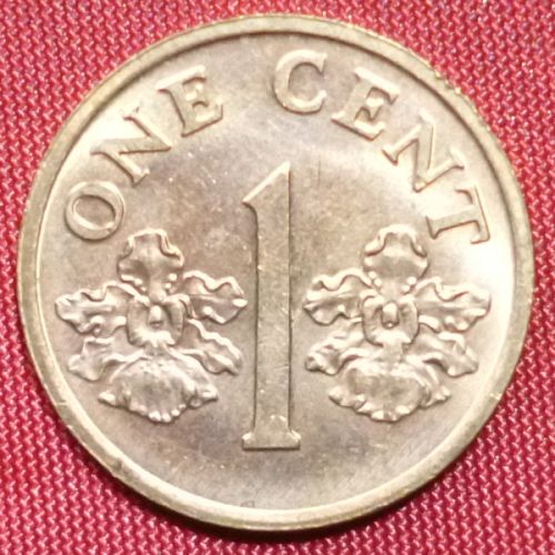 Singapore 2nd series 1 Cent to $ 1 Dollar - 6 pieces 1990