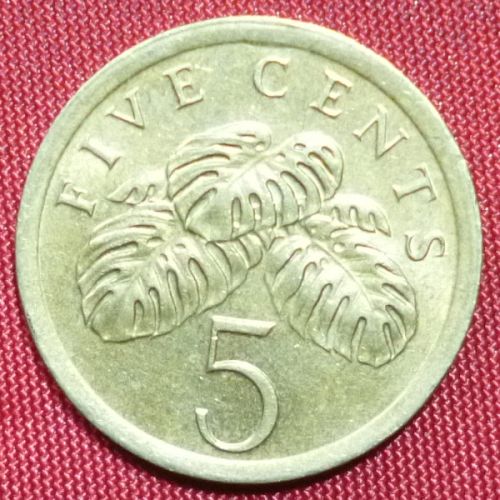 Singapore 2nd series 1 Cent to $ 1 Dollar - 6 pieces 1990