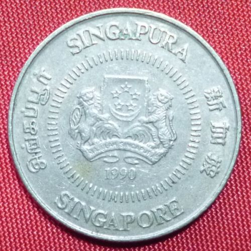 Singapore 2nd series 1 Cent to $ 1 Dollar - 6 pieces 1990