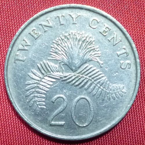 Singapore 2nd series 1 Cent to $ 1 Dollar - 6 pieces 1990
