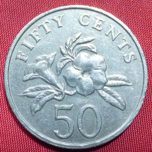 Singapore 2nd series 1 Cent to $ 1 Dollar - 6 pieces 1990