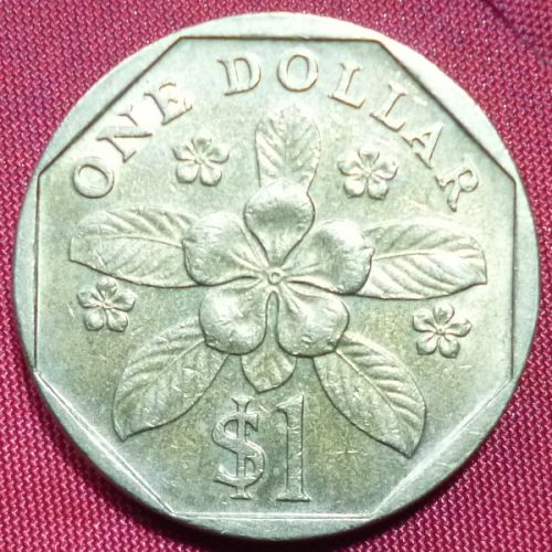 Singapore 2nd series 1 Cent to $ 1 Dollar - 6 pieces 1990