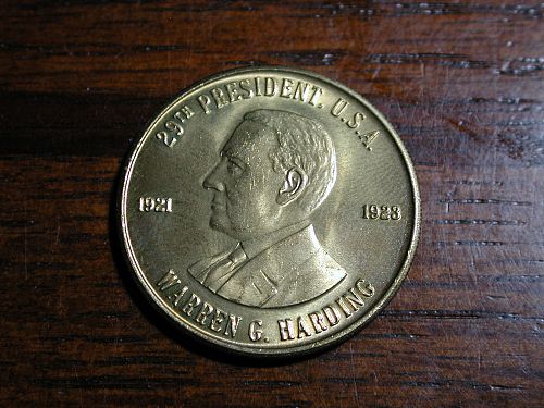 President Warren C. Harding 1921-1923 token NICE
