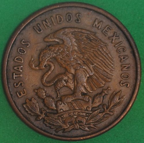 1955 Mexico 10 Centavos XF