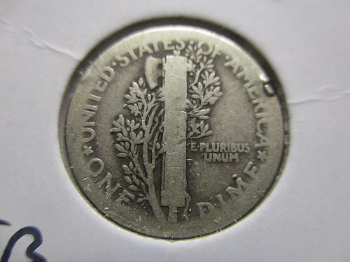 1917  Mercury Dime.  Item: 10 M17-18.