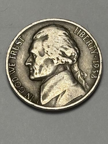 1938 D Jefferson Nickels