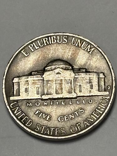 1938 D Jefferson Nickels