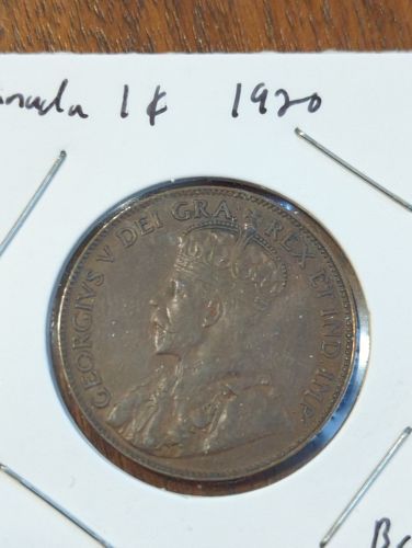 1920 Canadian 1 Cent - KM 21