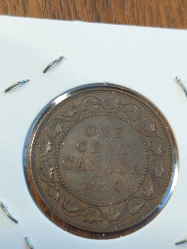 1920 Canadian 1 Cent - KM 21