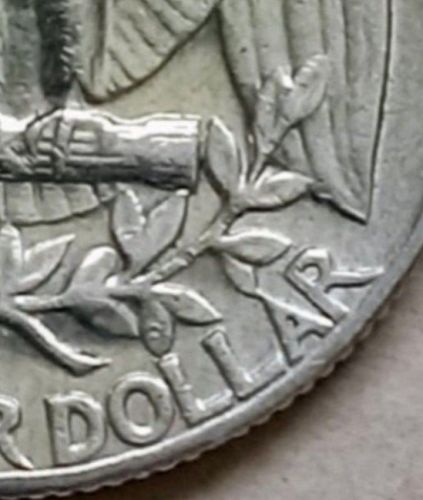 1963 Washington Quarter • Type B Proof Reverse • .900 Silver • XF+