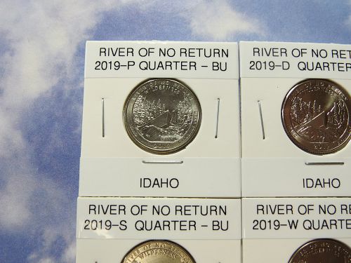 2019-W P D & S RIVER OF NO RETURN (IDAHO) BU QTRS SET OF 4 INCL. WEST POINT - H815