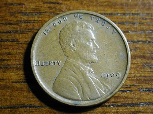 1909 VDB Lincoln Wheat Penny Cent NICE !