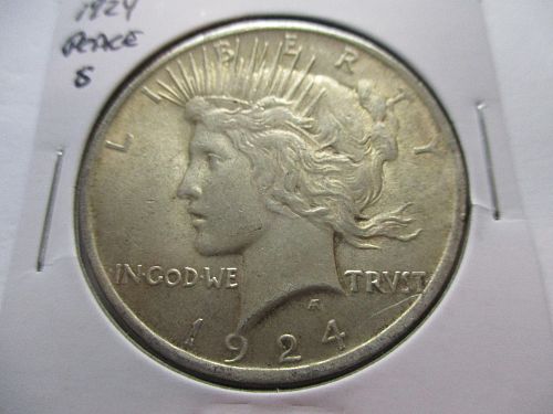 1924  Peace Dollar.  Item: DP 24-30.