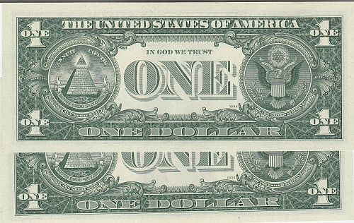 TWO (2) 1963 B    JOSEPH BARR    ONE  DOLLAR  FEDERAL RESERVE   NOTE'S